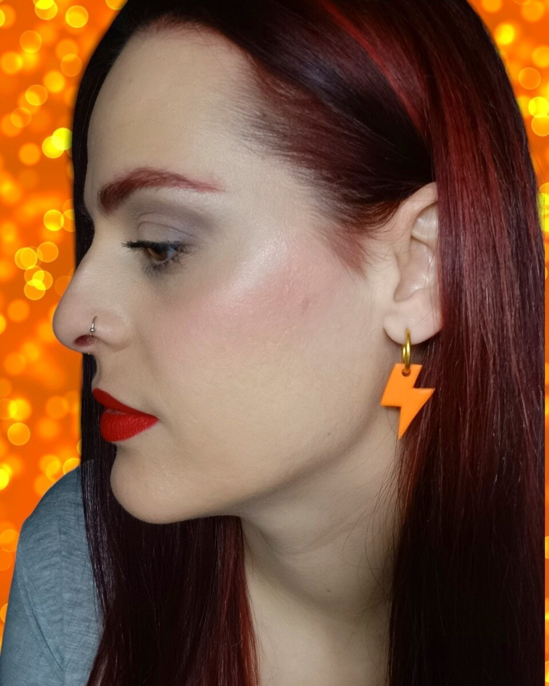 Charms rayo naranja (Par) - 2